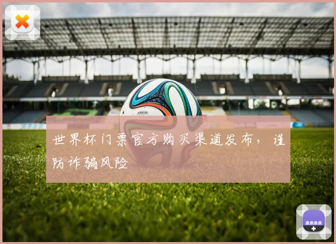 世界杯门票官方购买渠道发布,谨防诈骗风险